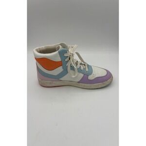 PONY City Wings Hi-Ladies Sneakers White Multi Color PP2-CITY WINGS Women Size 9